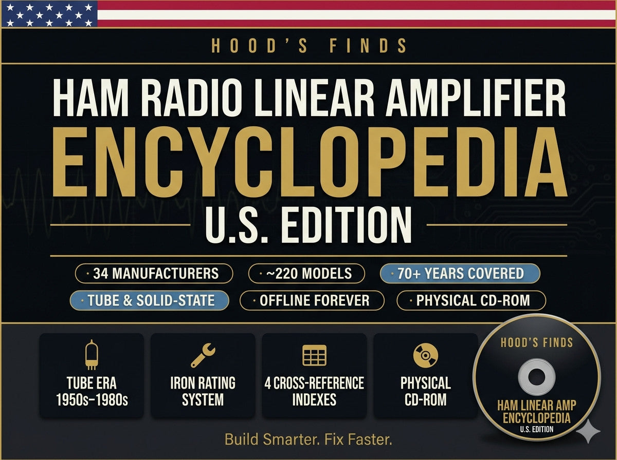 Ham Linear Amp Encyclopedia Vol.1 - U.S. Edition — Hood's Finds