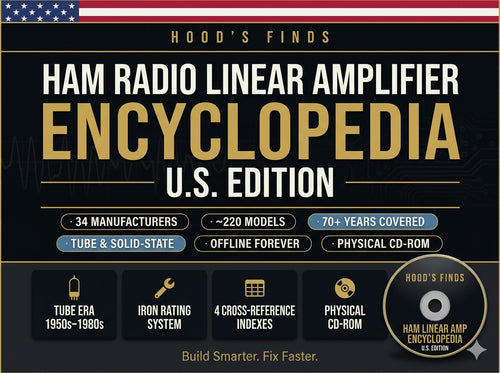 Ham Linear Amp Encyclopedia Vol.1 - U.S. Edition — Hood's Finds